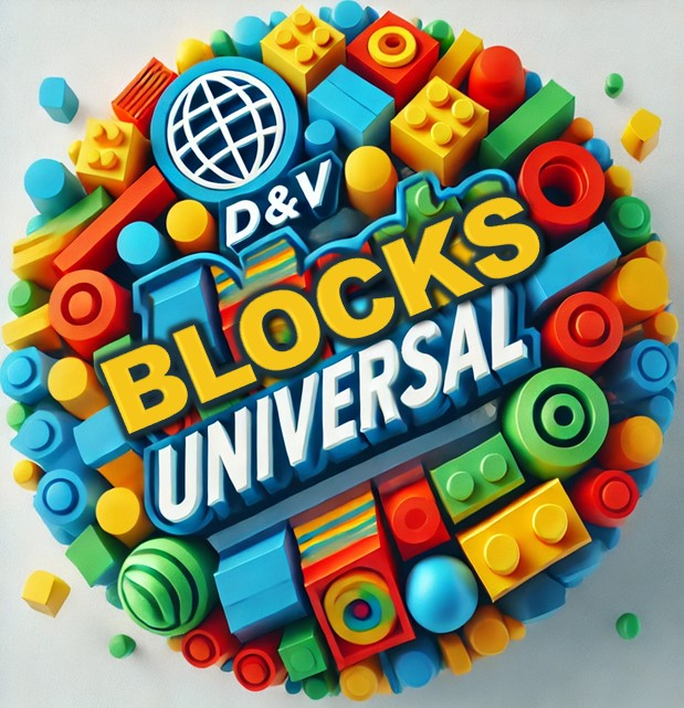 Logo de D&V Blocks Universal
